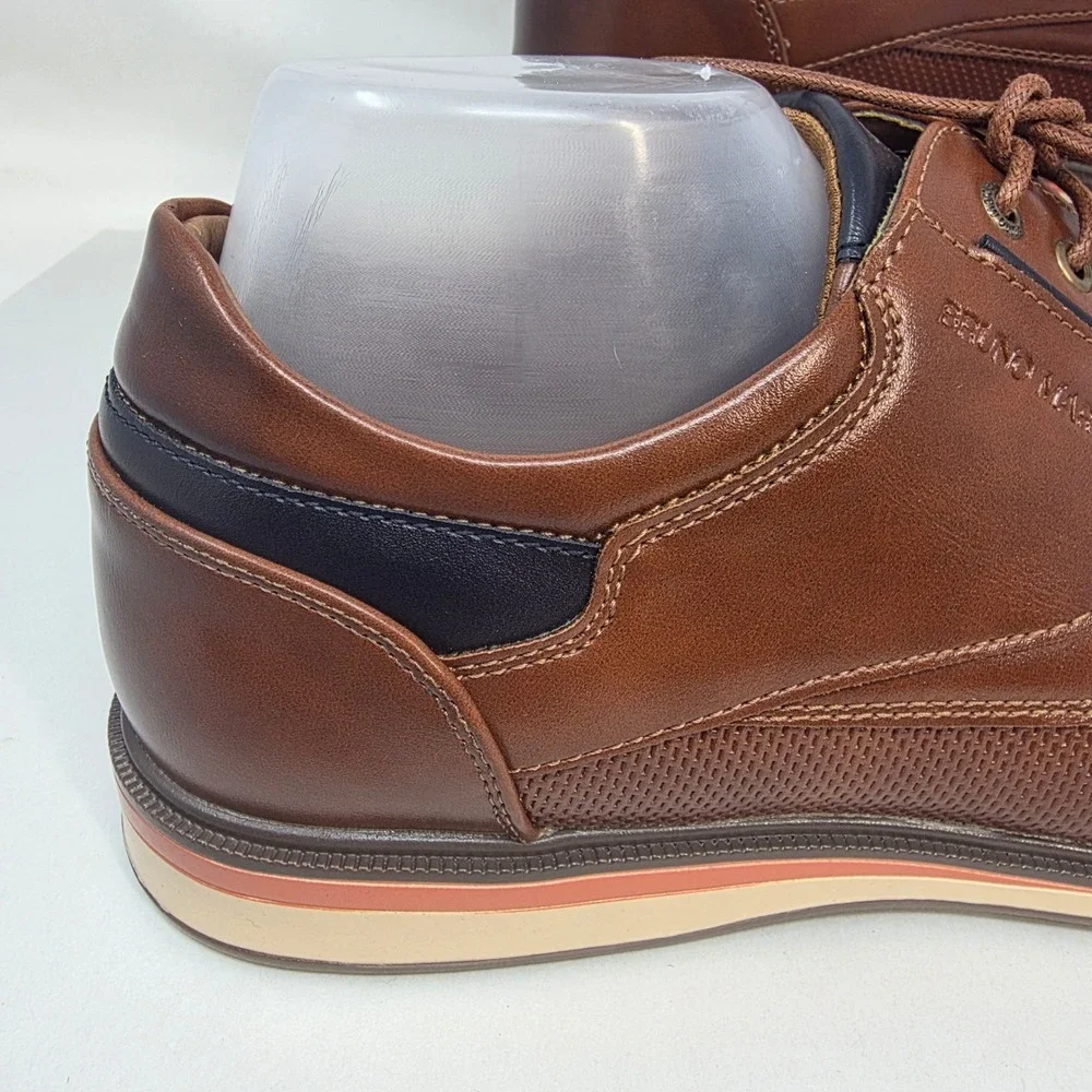 Bruno Marc Dress Shoes Mens Size 12 LG19008M Brown Casual Oxford Excellent
